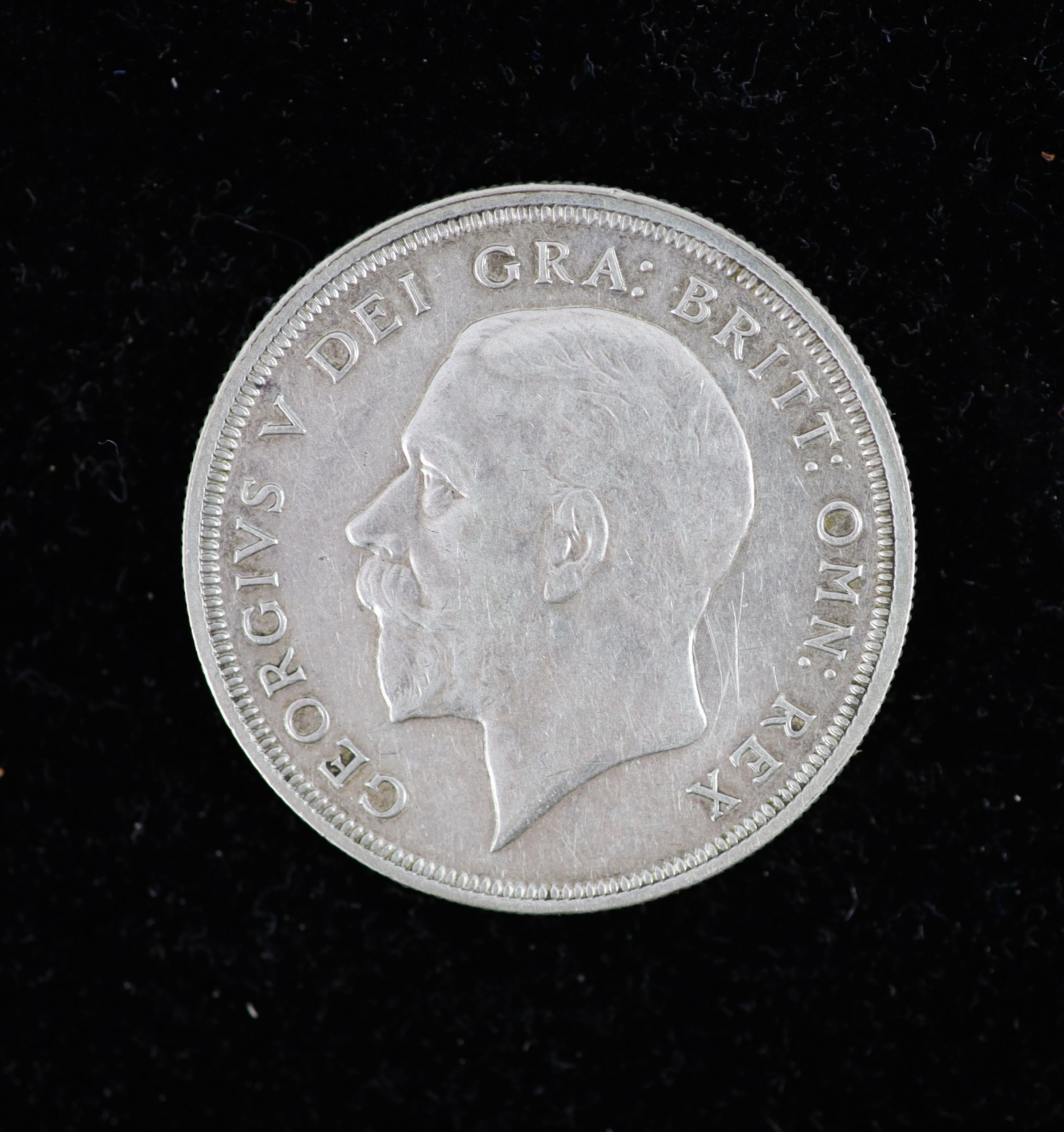 A George V specimen set of nine coins, 1932, fourth coinage, comprising Crown, (S4036), cleaned otherwise about EF, halfcrown and florin, cleaned otherwise good VF or better, shilling, sixpence and threepence, cleaned ot